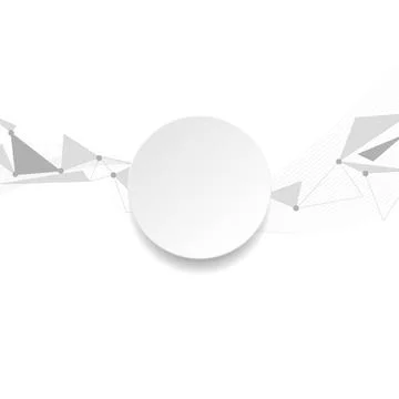 Grey white low poly connection tech background Grey white low poly connect... Fotos de archivo