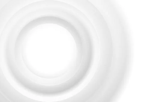 Grey white minimal soft circles abstract background Stock Illustration