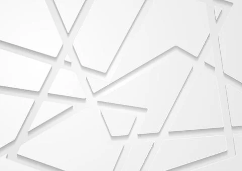 Grey white paper grid pattern abstract background 스톡 일러스트