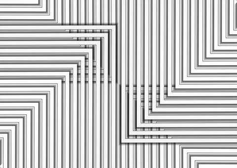 Grey white paper striped pattern abstract geometric background 스톡 일러스트