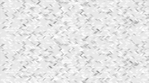 Grey white small geometric elements abstract tech motion design Stock Footage 247164521