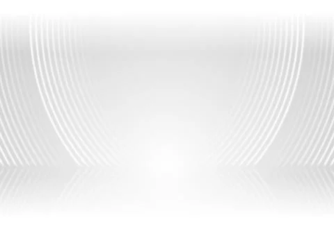 Grey white smooth curved waves abstract tech elegant background イラスト素材
