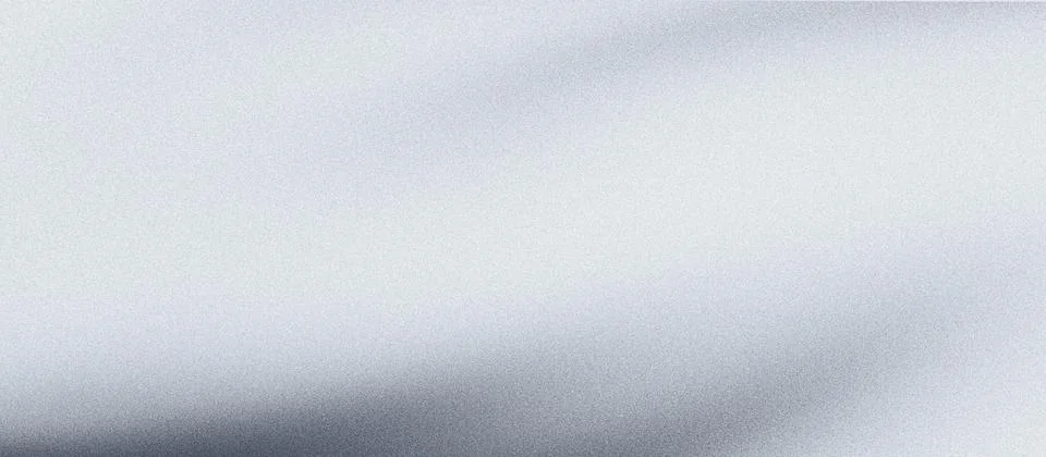 Grey white subtle grainy gradient background light monochrome poster backdrop Foto stock