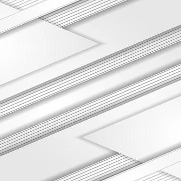 Grey white tech geometric abstract minimal background イラスト素材