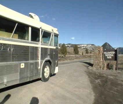 Greyhound Bus 02 Stock Footage 315215