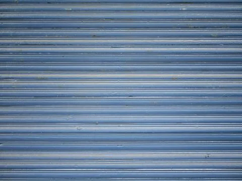 Greyish Blue Roller Shutter, Background Stock Photos
