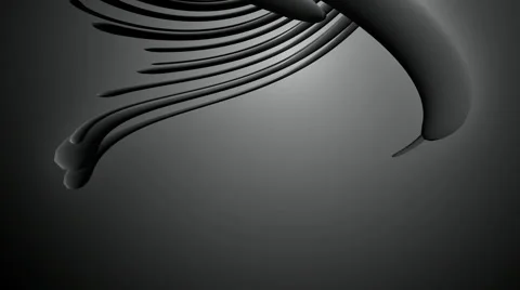 Greyscale curve vines Stock Footage 55436057