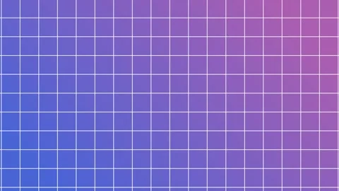 Grid abstract blue purple background with white line pattern HD 4K seamless loop Stock Footage 297872662