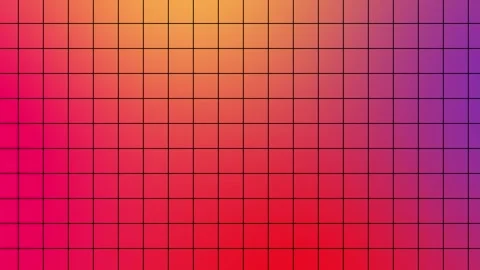 Grid abstract dark background with red, orange purple and black line pattern 4K Stock-Footage 297529276