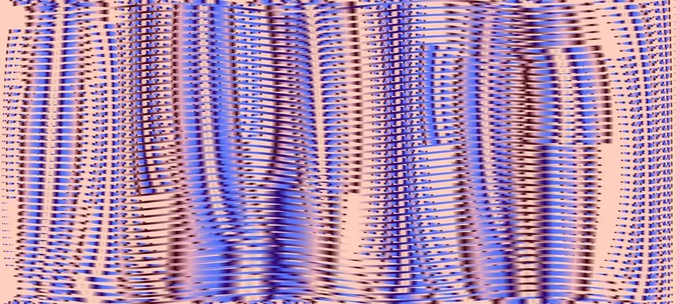 Grid abstract linear optical illusion texture with striped mesh effect. Stock Illustration