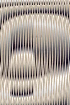 Grid abstract lined texture with calm wavy lines in natural colors. Stock Illustration