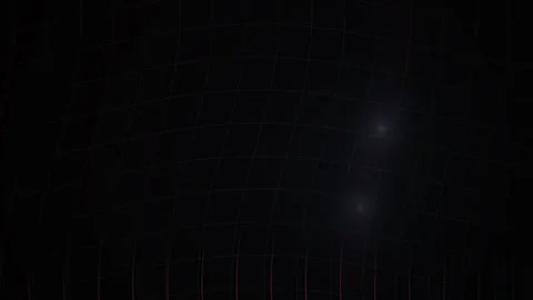 Grid Abstract Technology Background with Fast Moving Lines and Glowing Light Stock Footage 343724435