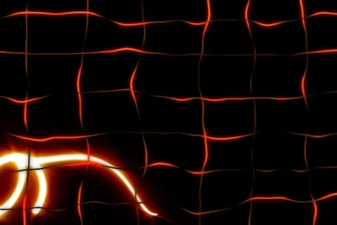 Grid and light - digital animation 库存影片 114069