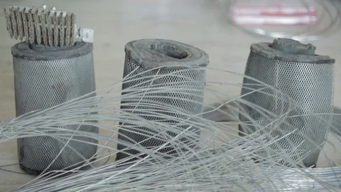 The grid and wiring Stock Footage 86463278