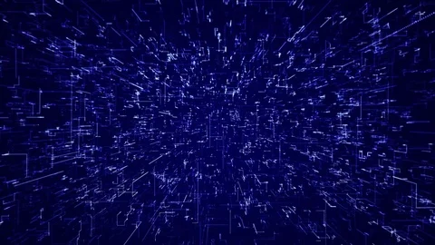 Grid animated techno background. Stock Footage 70145004