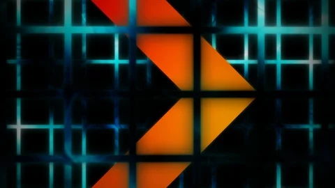 Grid arrow line Stock Footage 95307594