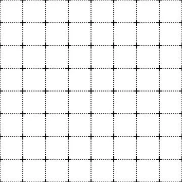 Grid background pattern with lines and dots. Grid for motion graphic markers Stock Illustration