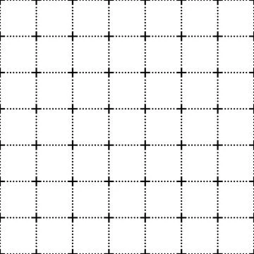 Grid background pattern with lines and dots. Grid for motion graphic markers Stock Illustration