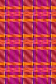 Grid background texture textile, korean check plaid seamless. Cotton vector.. Stock Illustration