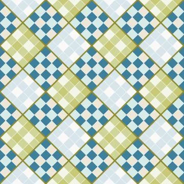 Grid block check pattern seamless work Stock Illustration