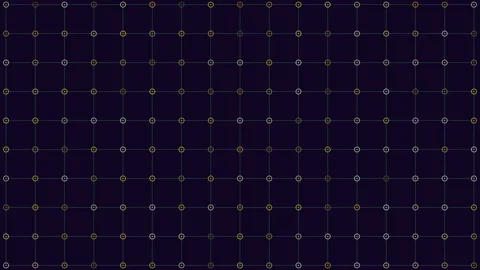 Grid of blue dots on black seamless pattern Stockbeeldmateriaal 316732466