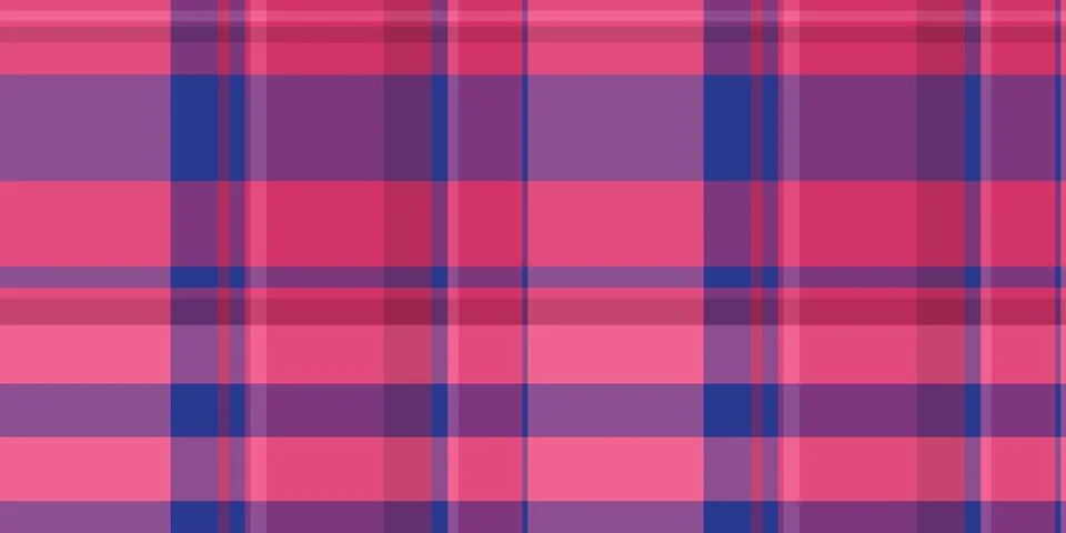Grid check vector plaid, skill tartan pattern textile. Selection background.. Illustrazione stock