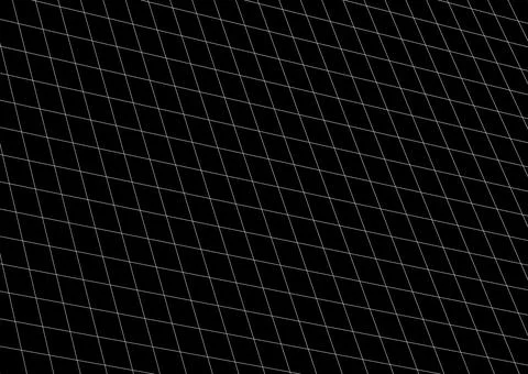 Grid Diagonal Perspective Geometry Minimal Abstract Black White Background Stock Illustration
