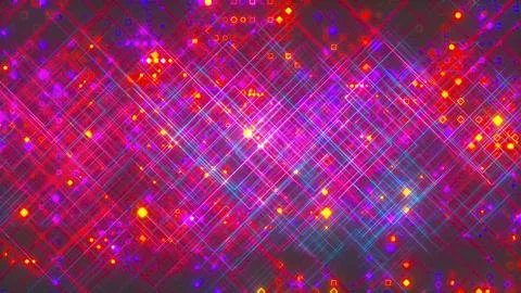 Grid Digital Background Stockillustratie