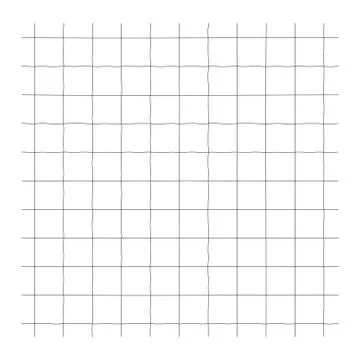 Grid doodle vector pattern. Hand drawn cell seamless pattern. Abstract lines. イラスト素材