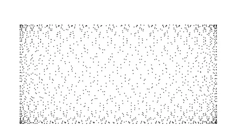 Grid of Dots Forming Various Geometric Patterns in a Rectangle Stock Footage 118986200