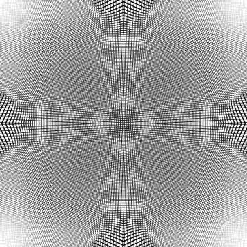 Grid of dynamic lines. Seamlessly repeatable mesh pattern. Distorted, warped  Stock Illustration