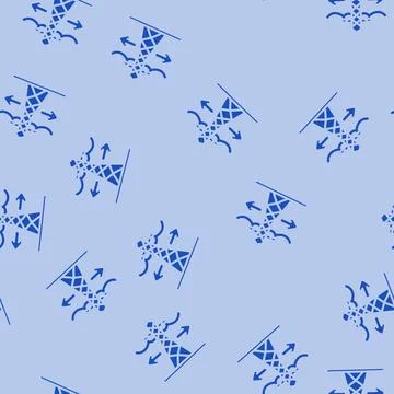 Grid expansion electric glyph vector seamless pattern 스톡 일러스트