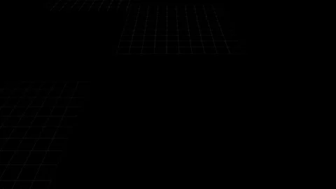 Grid Flickers in Space Stock Footage 109406990