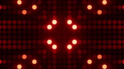 Grid of geometric shapes with flash lighting effect in motion loop animated Vídeo Stock 328710225