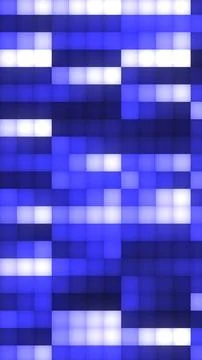 A grid of glowing blue and white squares, evoking digital data visualizatio.. Stock Illustration