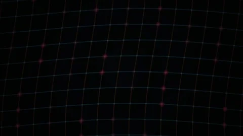 Grid with Glowing Red Nodes in Dynamic Wave Motion for Futuristic Technolog.. 스톡 동영상 343727579