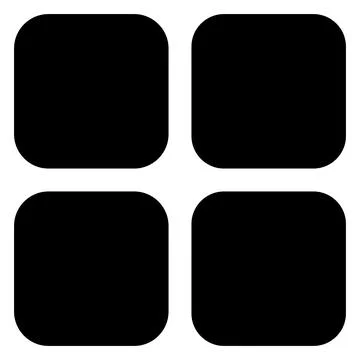 Grid glyph icon vector illustration isolated on white background Stock Illustration