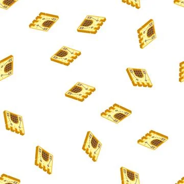 Grid goal of ancient castle isometric icon seamless pattern Illustrazione stock