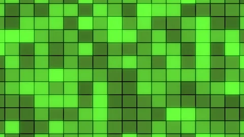 Grid of green squares with unique top left shade Vídeos de archivo 255991128