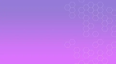 Grid of honeycombs on a colored gradient background. Digital network bright 스톡 일러스트