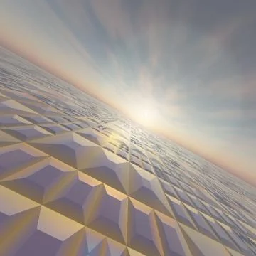 Grid Horizon Technology 스톡 일러스트