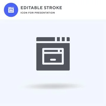 Grid icon vector, filled flat sign, solid pictogram isolated on white, logo 스톡 일러스트