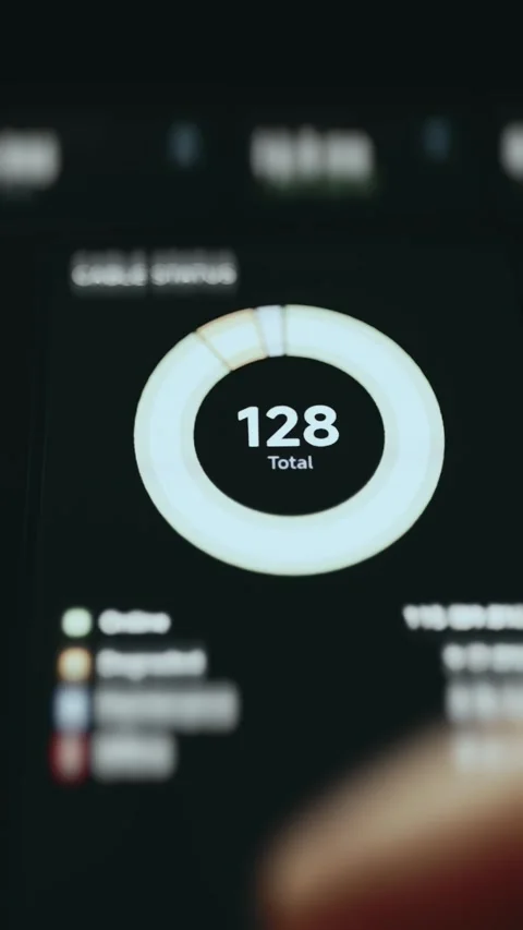 Grid Infrastructure Resource Allocation Interface Stock Footage 340141459
