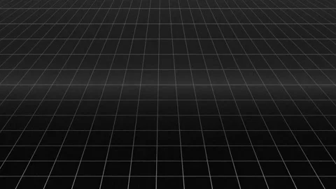 Grid Landscape Visualizing Space with Monochrome Lines in Open Plane Stock Footage 328298881
