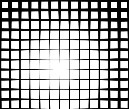 Grid light effect background in black and white Stock Illustration