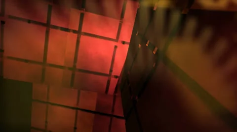 Grid lights room Video stock 25240280