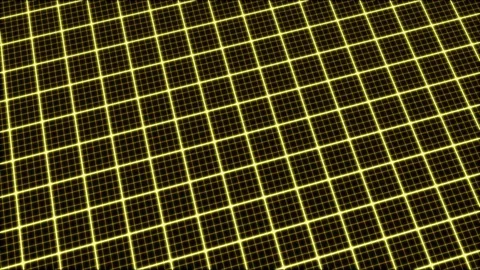 Grid of Lines Animation - Loop Yellow Stock Footage 79564579
