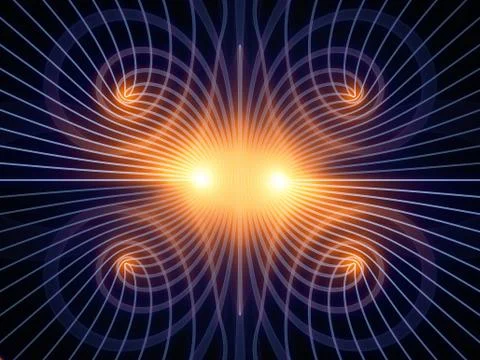 Grid Lines Composition Illustrazione stock