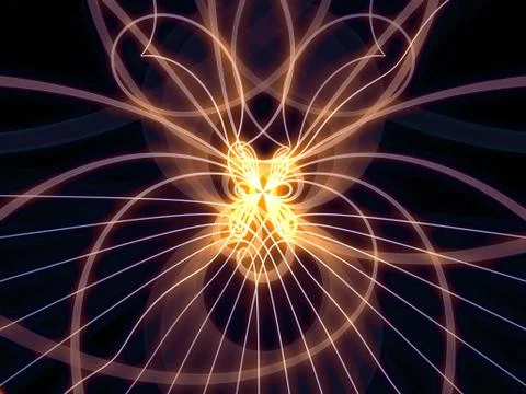 Grid Lines Energy Illustrazione stock