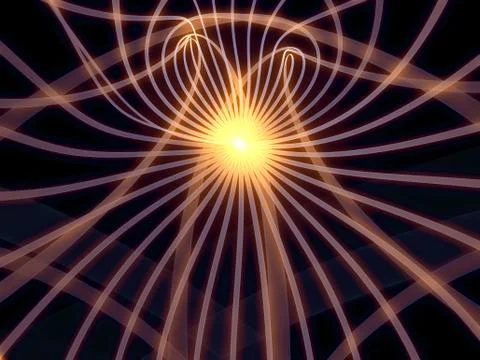 Grid Lines Energy Illustrazione stock